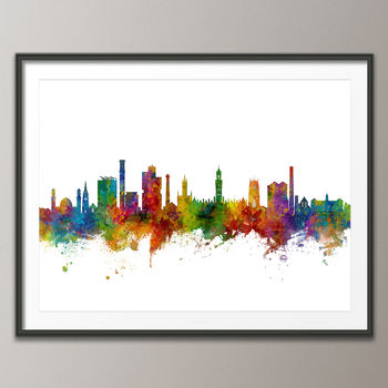 Bradford Skyline Cityscape Art Print, 4 of 8