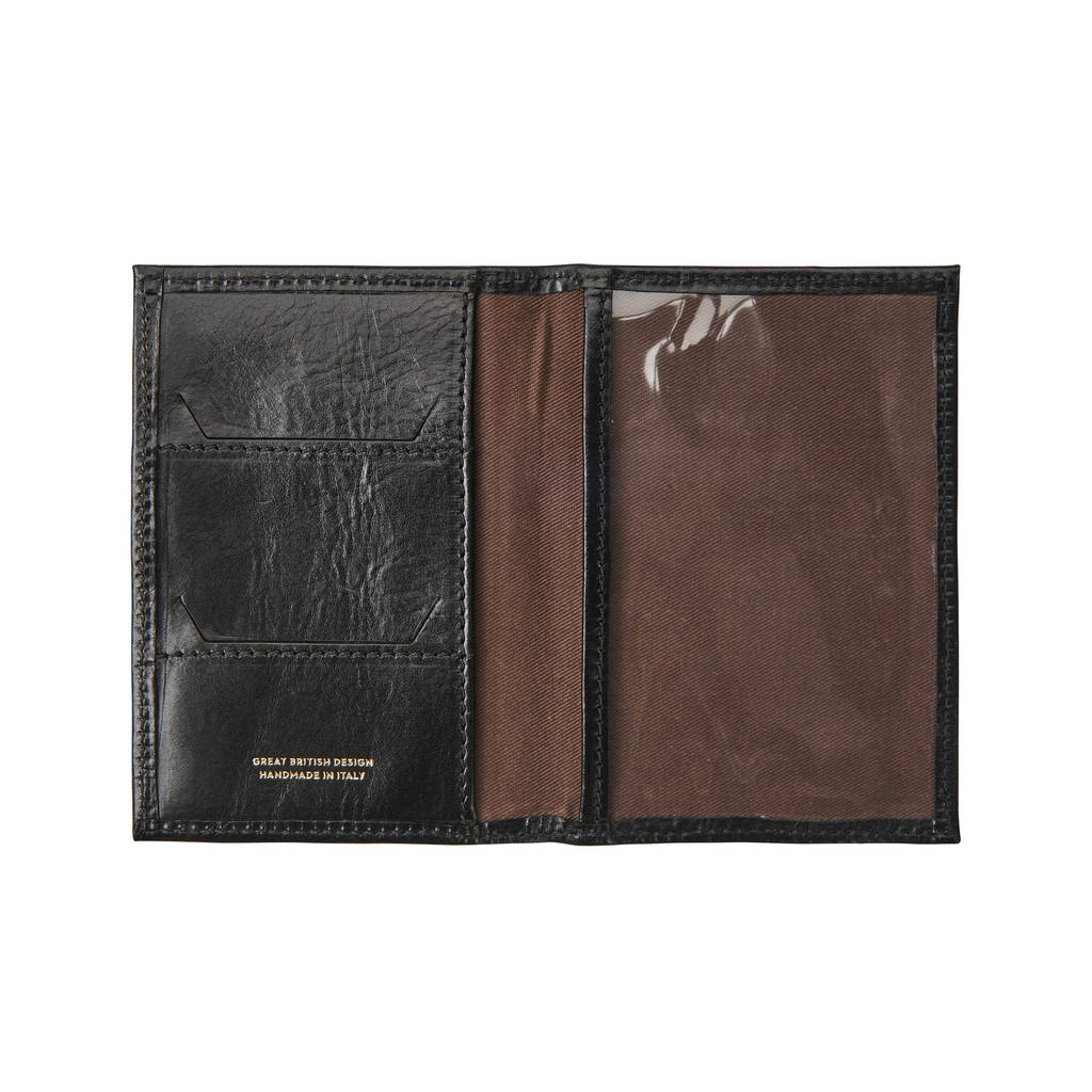 Personalised Leather Passport Holder. 'The Prato' By Maxwell-Scott