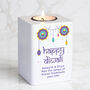 Personalised Diwali Wooden Tealight Holder, thumbnail 3 of 5