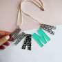 Leopard Print Mama Necklace, thumbnail 6 of 12