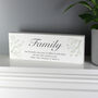 Personalised Family Tree Branches Wooden Block Sign, thumbnail 1 of 7