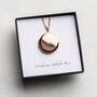 Personalised Plain Locket Necklace With Photo, thumbnail 10 of 10