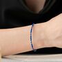 Natural Blue Agate Bracelet, thumbnail 5 of 8