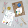 Make Your Own Bunny Peg Doll Kit, thumbnail 1 of 5