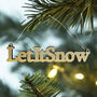 Custom Wooden 'Let it Snow' Hanging Decoration For Festive Christmas Décor, thumbnail 4 of 5