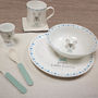 Blue Mr Bunny Personalised Childrens Breakfast Set, thumbnail 1 of 4