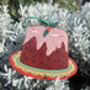 Christmas Pudding Tree Decoration, thumbnail 4 of 4