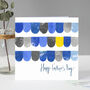 Abstract Patterned Fathers Day Card, thumbnail 3 of 10