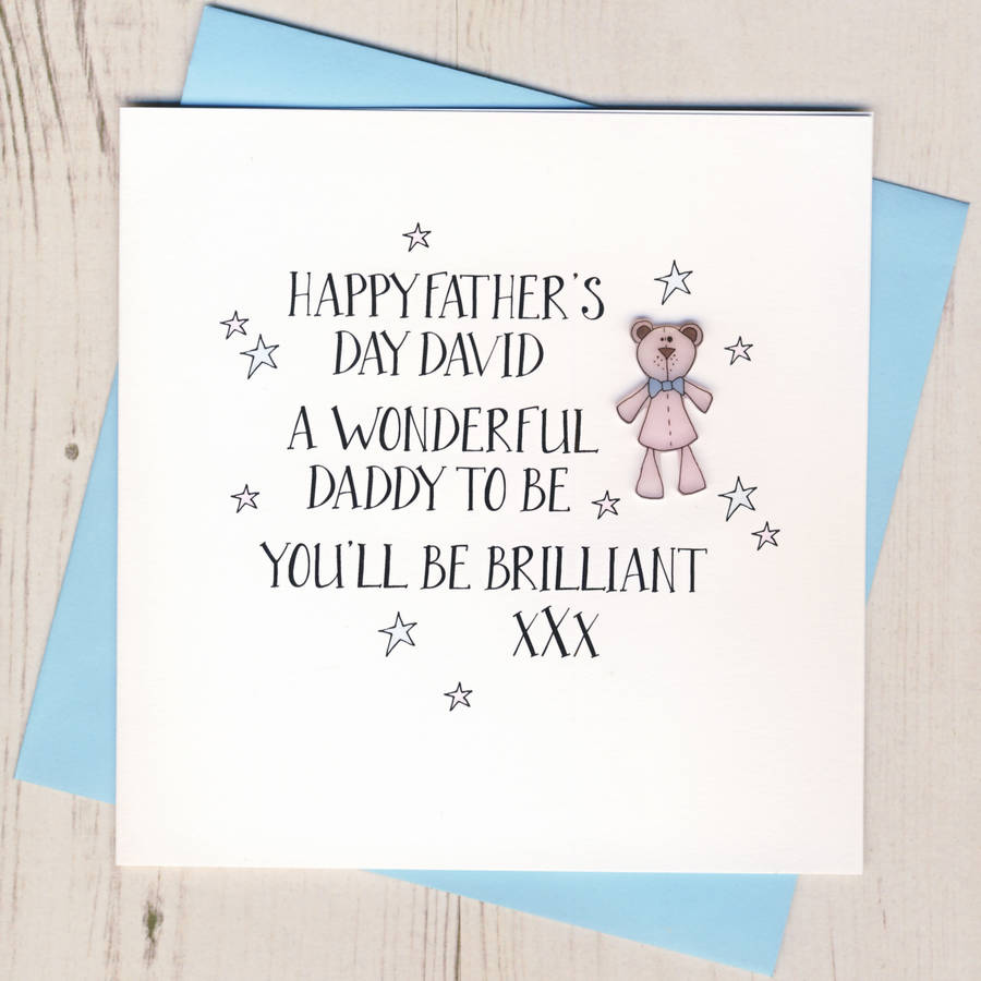 Personalised Father To Be Fathers Day Card By Eggbert & Daisy ...