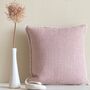 Chevron Lambswool Cushion Cover Blush Pink, thumbnail 1 of 2