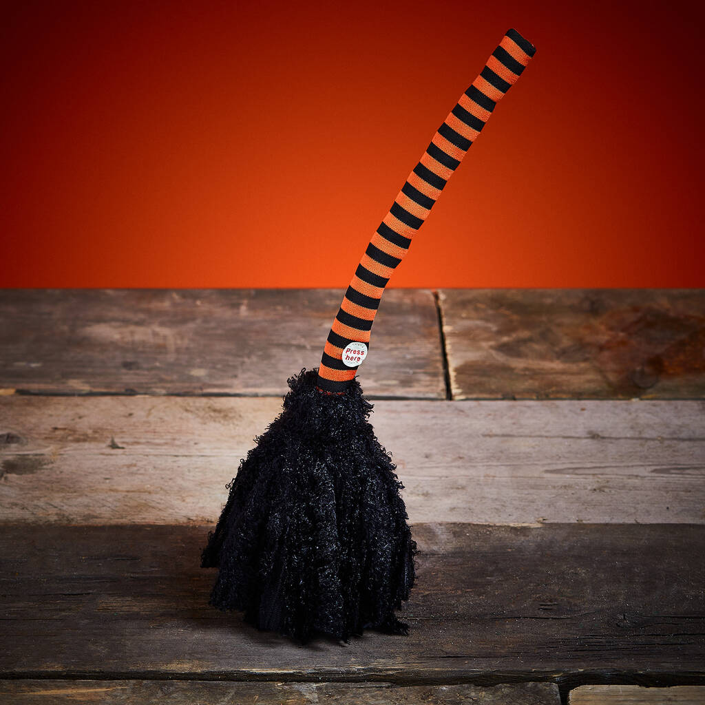 Animated Halloween Witches Broom By Lights4fun | notonthehighstreet.com