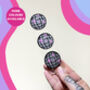 Disco Ball Clear Acrylic Bookmark Accessory, thumbnail 1 of 6