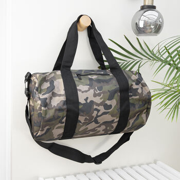 Personalised Camo Duffle Bag, 4 of 10