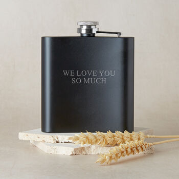 Established Name And Date Personalised Hip Flask, 4 of 9