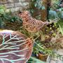 Copper Lily Pad Hanging Bird Bath, thumbnail 6 of 7