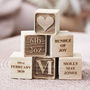 Personalised Baby Keepsake Building Block, thumbnail 3 of 12