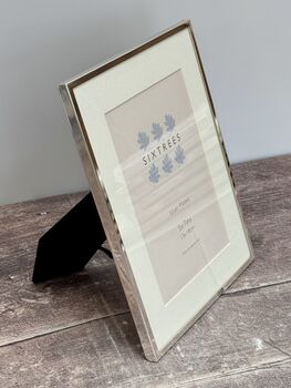 Sixtrees Silver Plated Photo Frame With Aperture, Five X Seven, 3 of 3