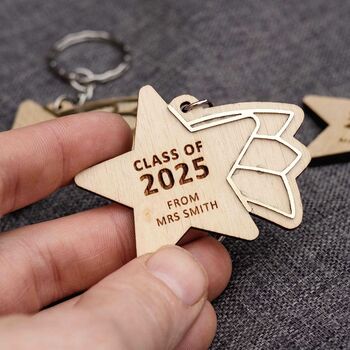 Class Of 2026 School Leavers Shooting Star Keyring, 6 of 8