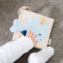 Baby And Toddlers Blue Whale Cotton Fabric Book, thumbnail 5 of 12