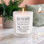 Personalised 60th Diamond Anniversary Meaning Candle, thumbnail 2 of 12