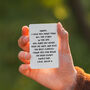 Father's Day Photo Collage Metal Wallet Keepsake, thumbnail 2 of 4
