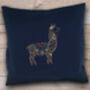 Llama Cushion Beginners Embroidery Kit, thumbnail 3 of 4