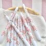 Hand Painted Blush Pink Peony Garland Taper Candles, thumbnail 6 of 6