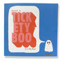 Tickety Boo Birthday Card With Coloured Envelope, thumbnail 2 of 4