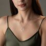 Eternal Bond Ring Holder Birthstone Necklace, thumbnail 6 of 11