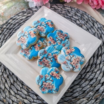 Cherry Blossom Luxury Biscuits Gift Box, 8pcs, 5 of 7