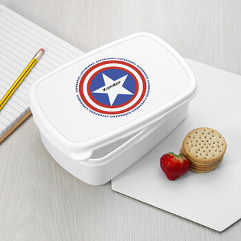 Personalised Children's Superhero Lunch Box, 3 of 4