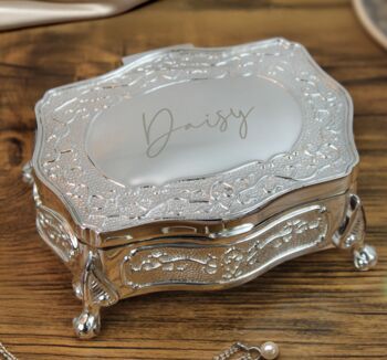Silver Plated Keepsake Box, 4 of 5