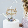 Charming Personalised Couples Wedding Cake Topper, thumbnail 2 of 6