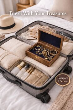 Engraved Tree Of Life Wooden Jewellery Box, 7 of 8