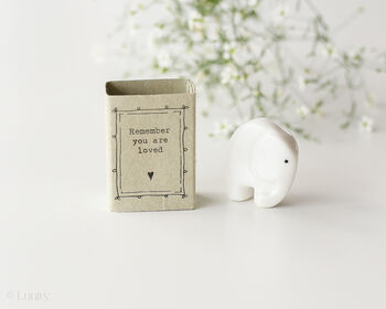 14th Wedding Anniversary Gift, Dainty Elephant Gift, 5 of 5