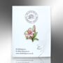 Lily Flower Enamel Lapel Pin Brooch, thumbnail 3 of 8