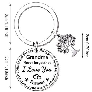 Grandma Nan Love You Keyring Gift Charm, 5 of 6
