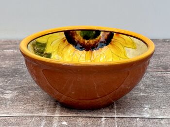 Sunflower Patterned Small Bowl, 11.5cm, 3 of 3