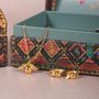 Harry Potter Quidditch Gift Box With Cute Golden Snitch Necklace And Earrings, thumbnail 1 of 6