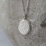 Sterling Silver Large Textured Nugget Pendant, thumbnail 1 of 5