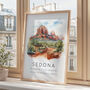 Travel Print Of Sedona National Park, thumbnail 4 of 7