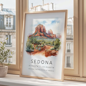 Travel Print Of Sedona National Park, 4 of 7