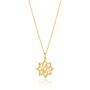 Cut Out Heart Pattern Pendant In Gold Vermeil, thumbnail 3 of 4