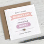 Mother's Day Typographical Card, thumbnail 1 of 5