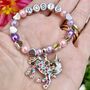 Personalised Unicorn Charm Bracelet, thumbnail 2 of 12