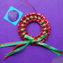 Christmas Wreath Decoration Made With Ring Pulls, thumbnail 6 of 11