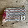 Personalised Multi Chevron Stripe Pouch, thumbnail 3 of 10