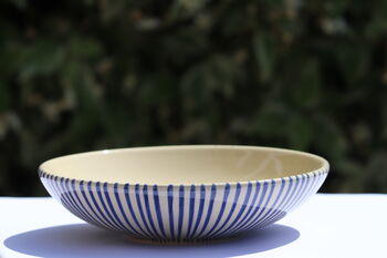 River Of Ganga Ceramic Salad Bowl, 3 of 4