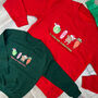 Christmas Dinner Family Twinning Personalised Jumper, thumbnail 3 of 4