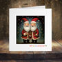 Gay Pride Christmas Card, Two Santa Claus Lgbtq, thumbnail 1 of 3